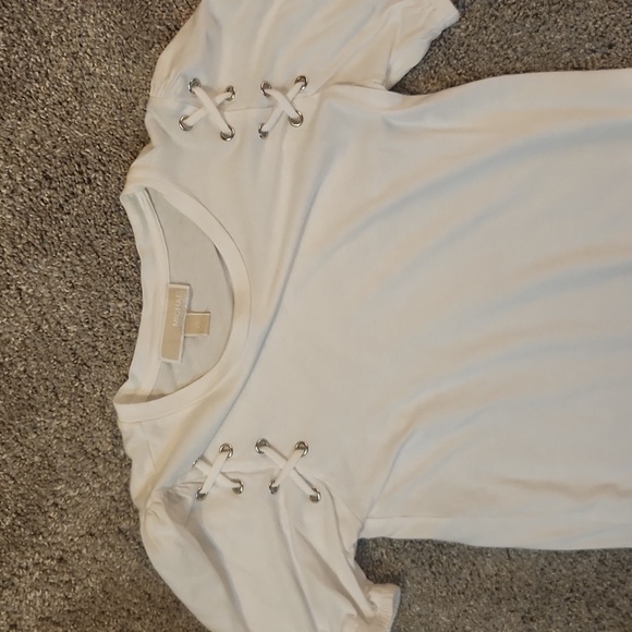 Michael Kors White Tee - Picture 3 of 5